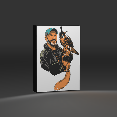 Hawk Hunter LED light box – custom 3D printed – Lit Layer Creations